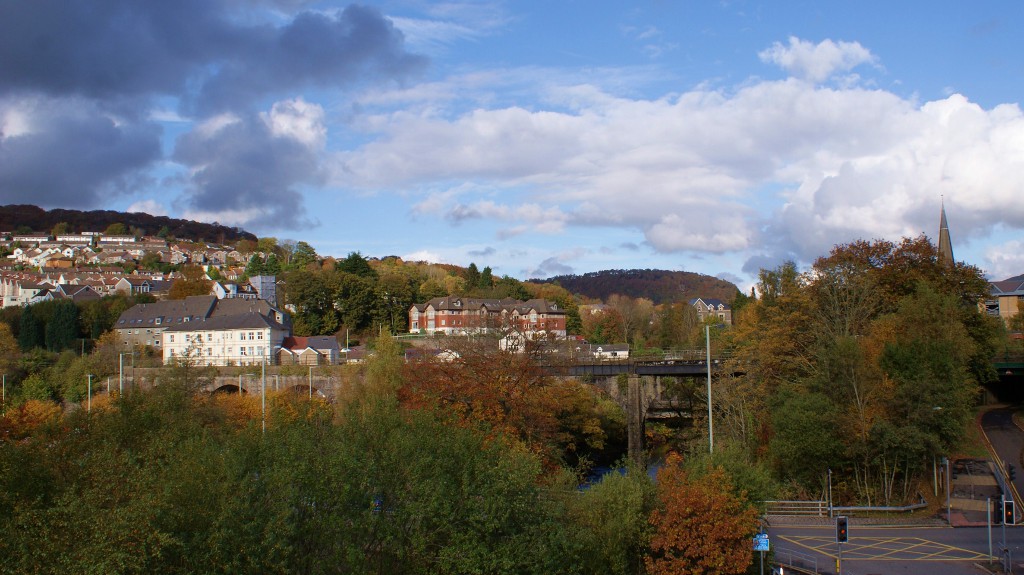 Jesień w Pontypridd